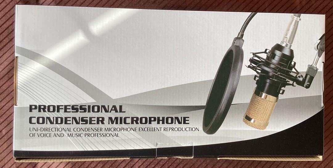 プロ収録を自宅で❣エコー調整自由自在♪❤プロフェッショナルコンデンサーマイク