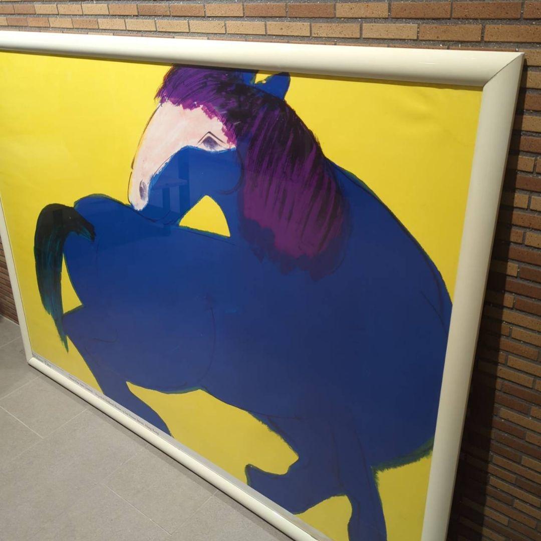 ◇希少 特大◇ walasse ting blue horse