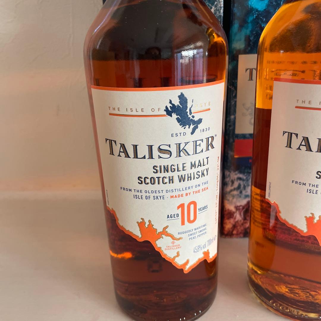 TALISKER 10年 シングルモルトウイスキー 700ml2本セット - メルカリ