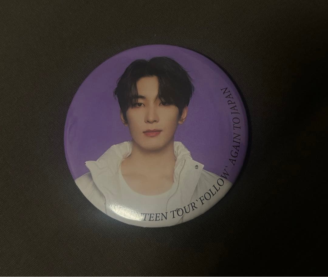 SEVENTEEN FOLLOW AGAIN TO JAPAN 缶バッジ ウォヌ｜SEVENTEEN follow