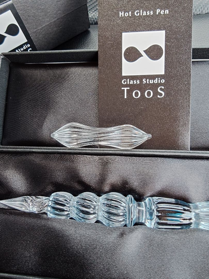 glass studio toos ガラスペン　ペンレスト　クラシックブルー