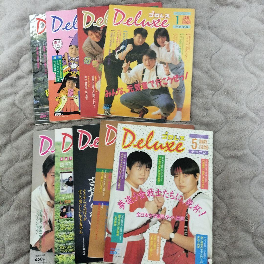 デラックスプロレス 38冊 付録ポスター（ジャンボポスター11枚