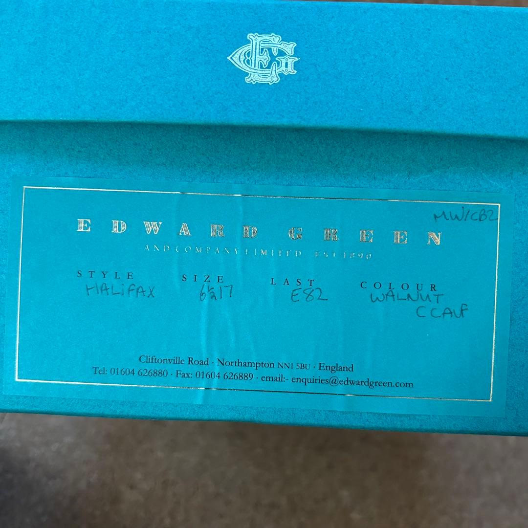 EDWARD GREEN HALIFAX 6.5E ダークブラウン