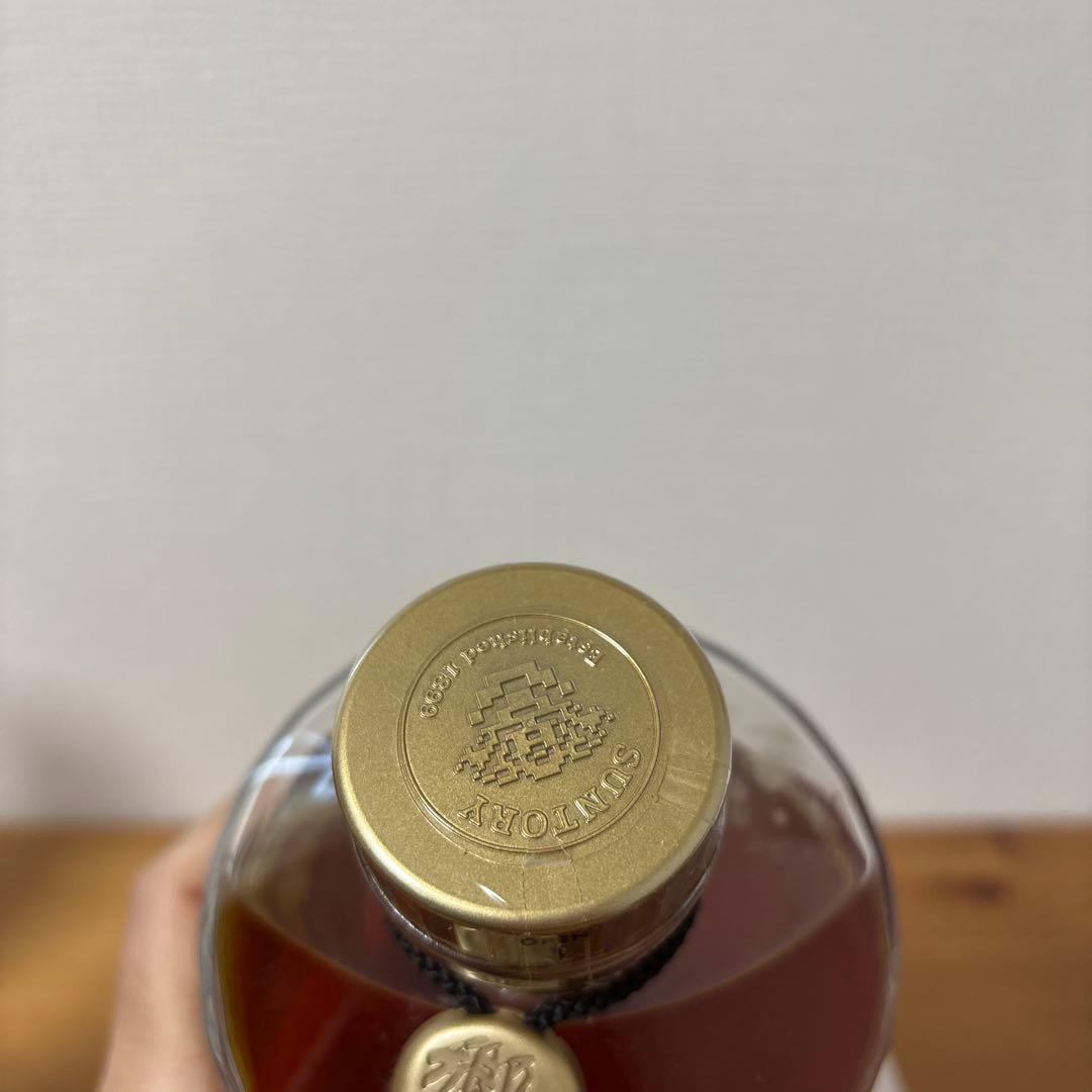 サントリーウイスキー響 臼杵運送会社創立40周年記念ボトル 裏ゴールド