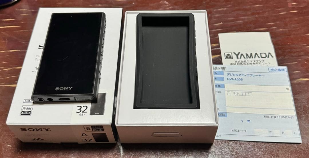 SONY NW-A306 クリア ケース/カバー 耐衝撃 TPU 背面カバー ソフト