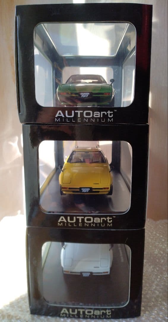 【1/18】AUTOart サバンナRX-7（SA）３台セット