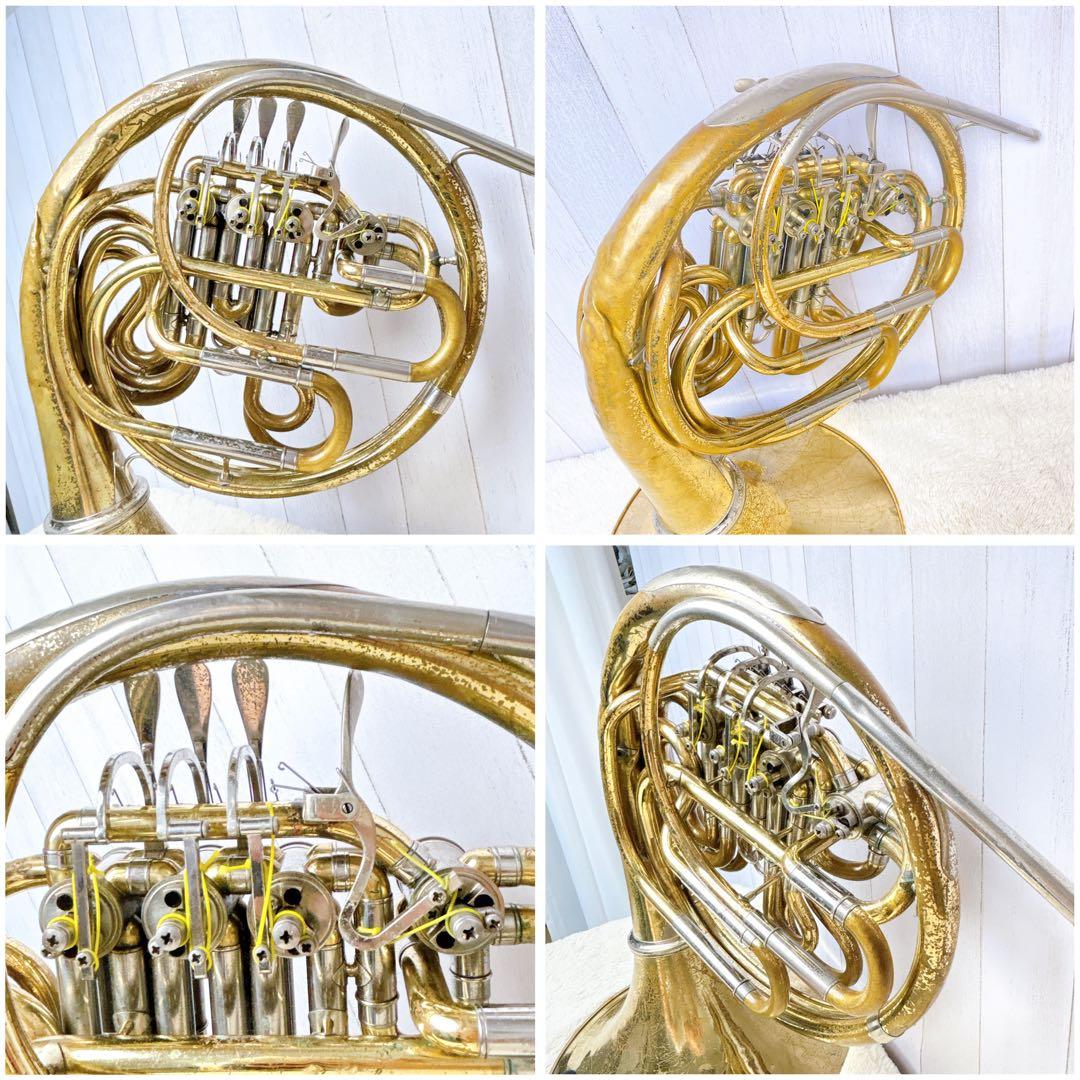 （訳あり）YAMAHA ヤマハ YHR-764 フルダブルホルン マウスピース付