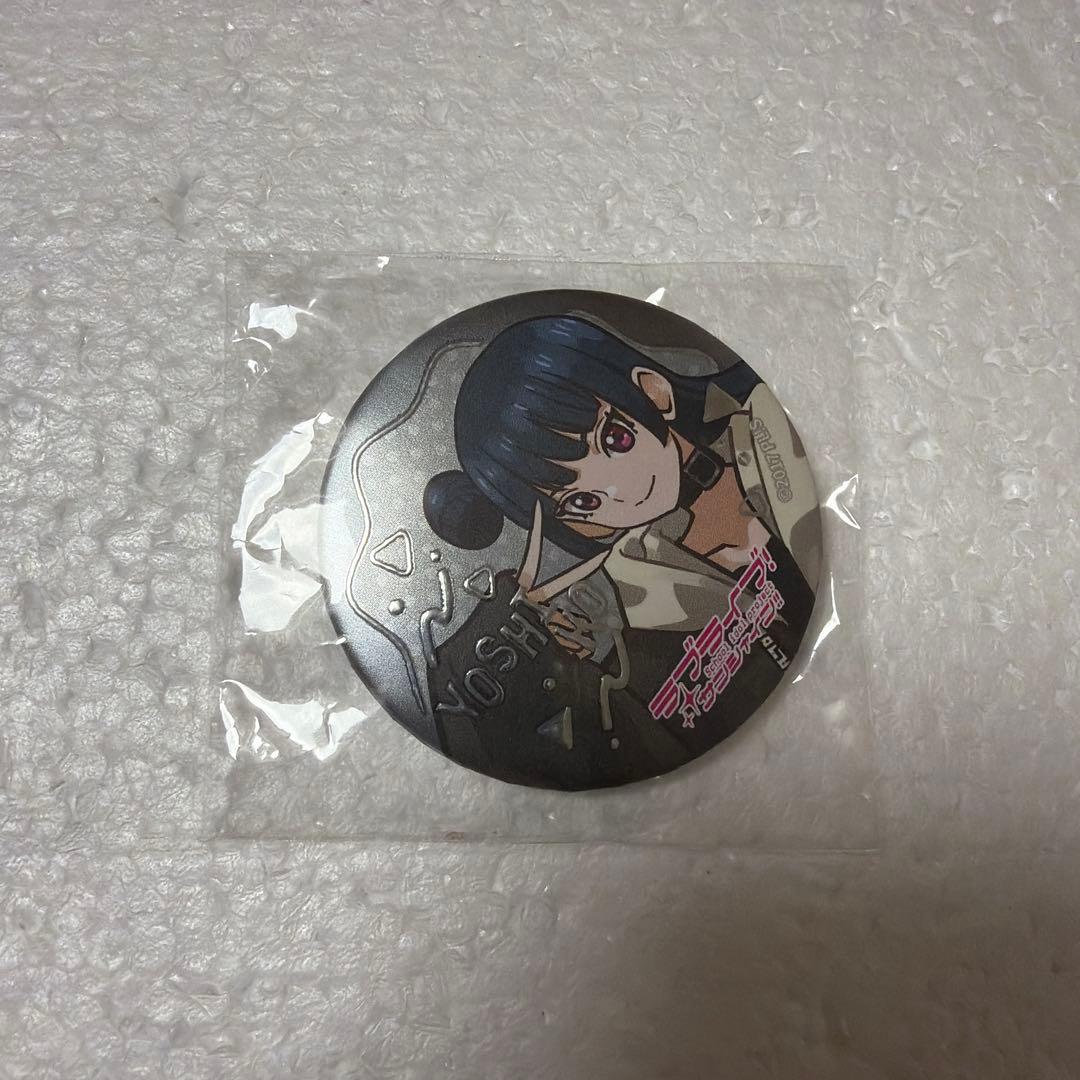 ラブライブ サンシャイン Aqours地元愛祭り 箔押し 津島善子 缶バッジ