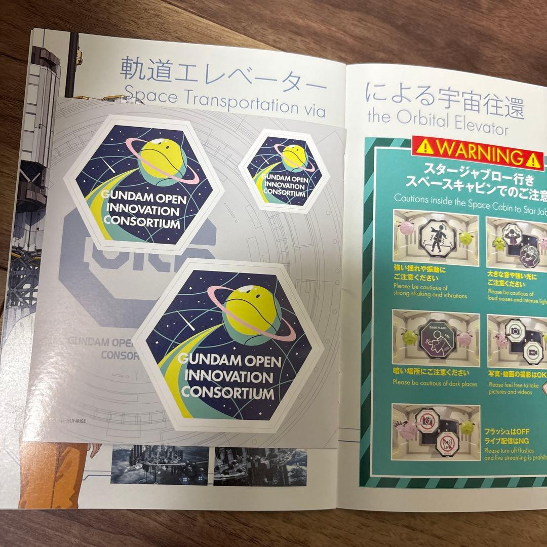 大阪万博 JAL特別仕様ガンプラ／JALフライトタグ ／ステッカー