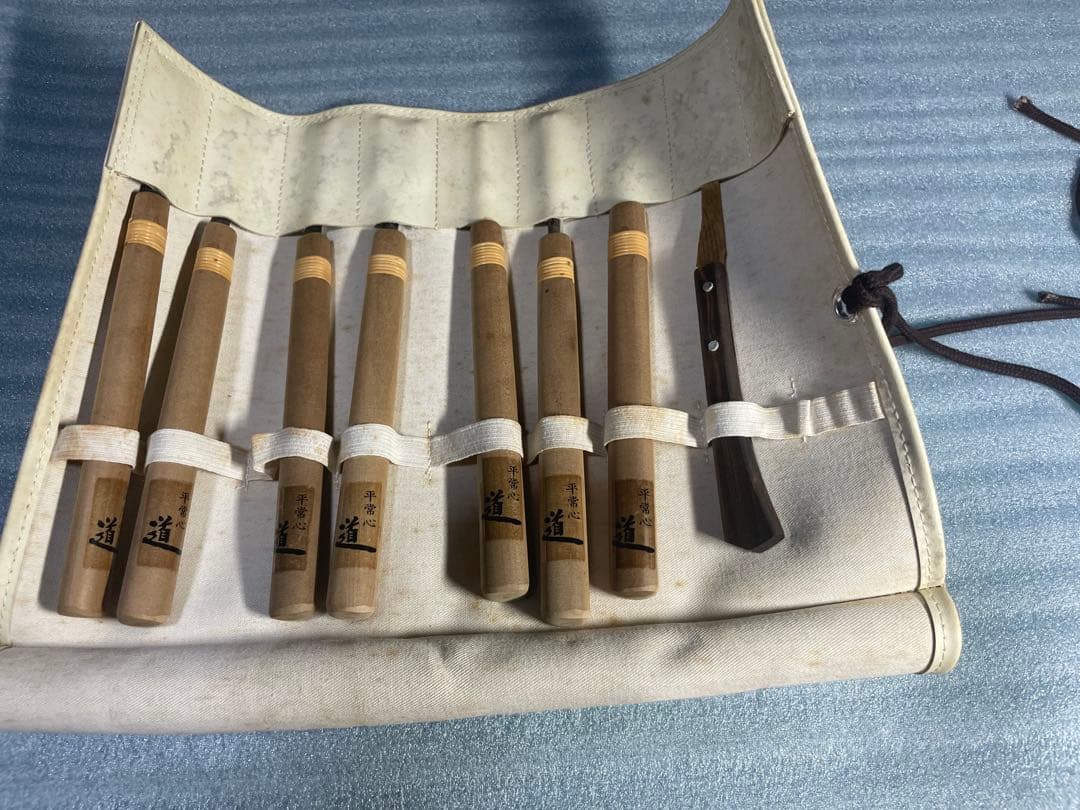 彫刻刀セット 伝統的な面デザイン 道