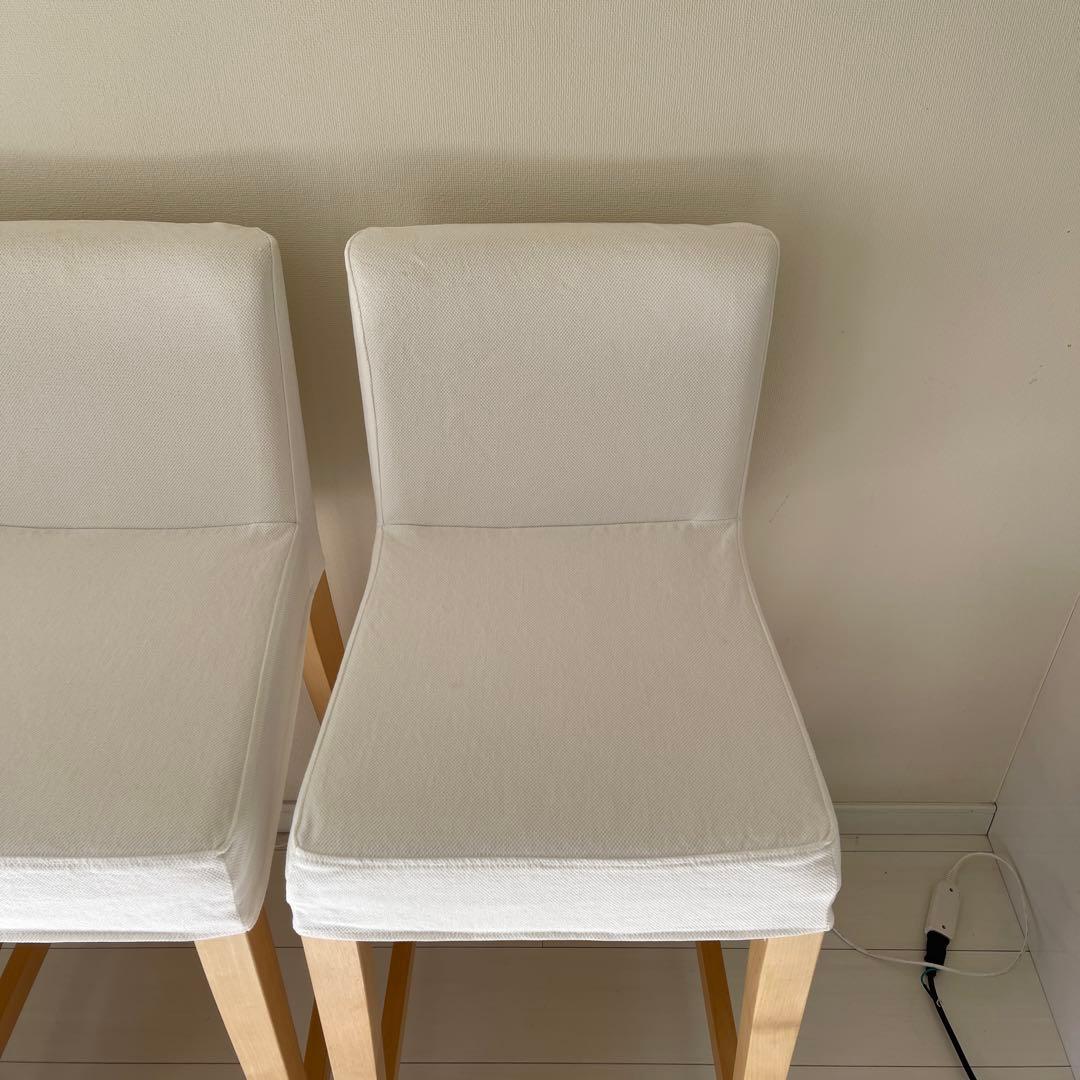 IKEA カウンターチェア 3脚セット　BERGMUND ベリムンド