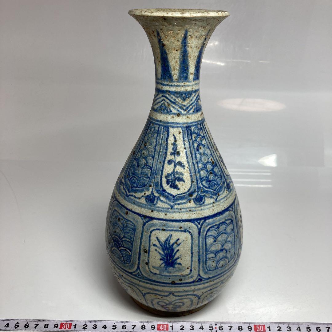 中国陶磁器宋磁州窯細頸壺