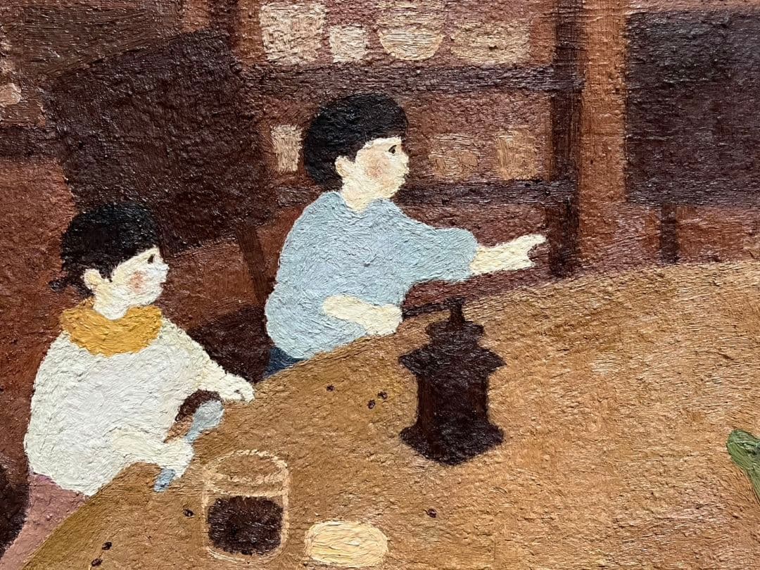 油彩画　いっしょにやりたい