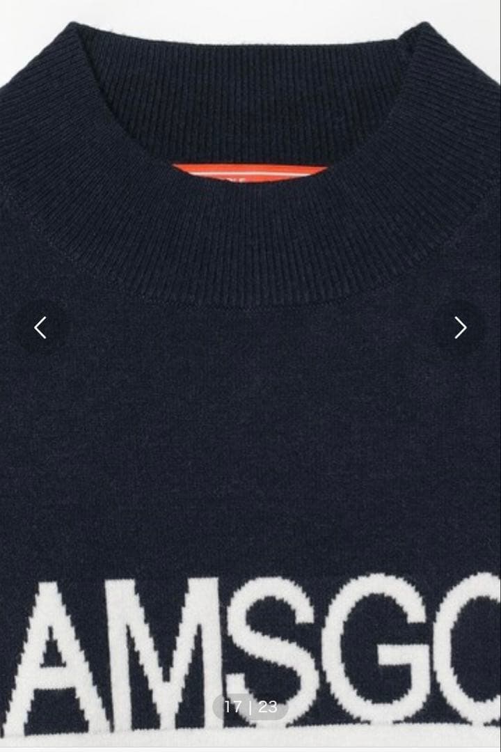 【一度のみ使用・極美品】BEAMS GOLF ニット　モックネック　Lサイズ