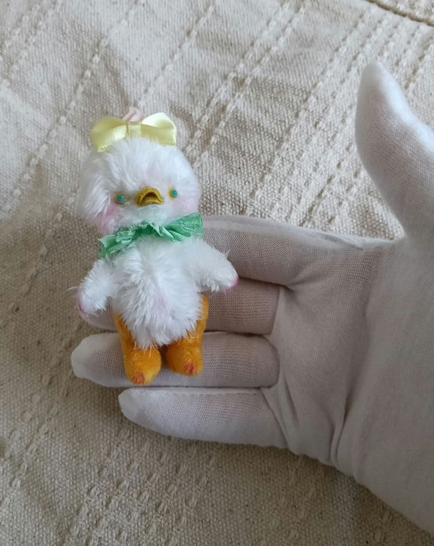 人気作家様 ヒヨコひよこあひる ハンドメイドテディベア ミニチュア