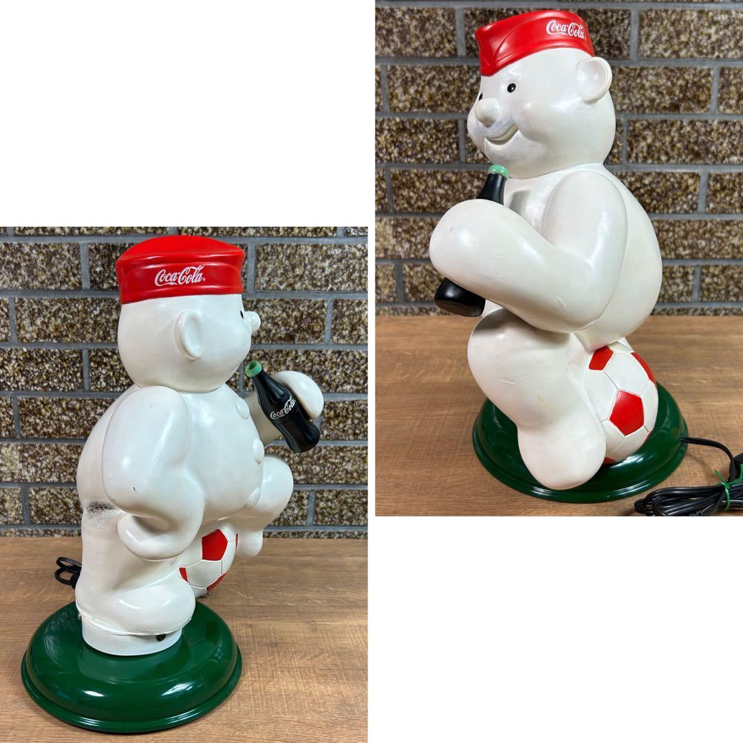 コカコーラ 照明 ディスプレイ ライト サッカー 雪だるま ノベルティ ジャンク