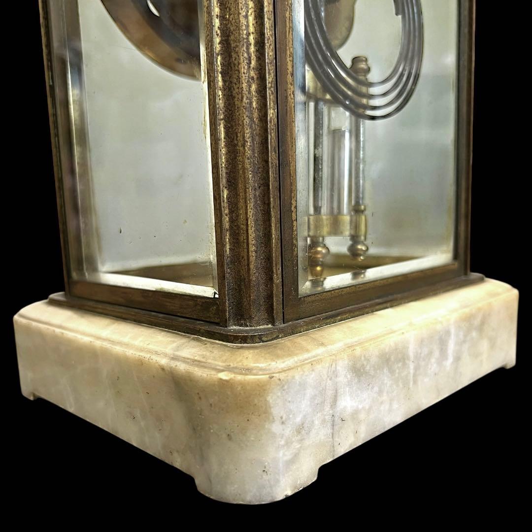 《希少＆入手困難》アンティーク 精工舎大理石水銀振り子ゼンマイ式古時計