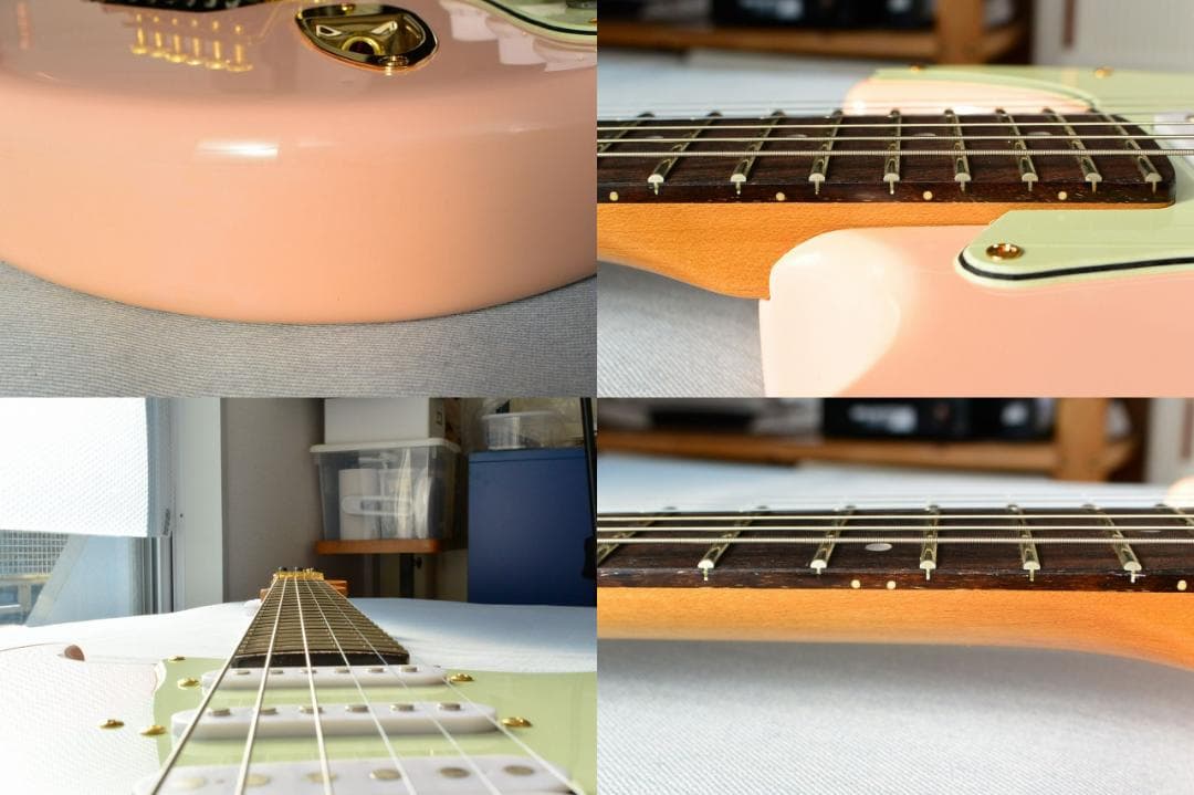 Fender STR-75 フロイドローズ シェルピンク ブリッジ補強 80年代