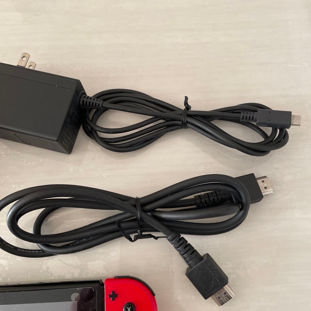 ま*り様 Nintendo Switch 本体 レッド ACアダプター付き