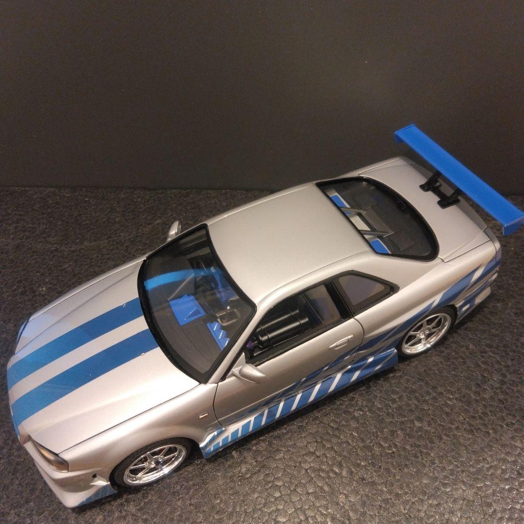 R34 スカイライン GT-R ワイルドスピード 1/24 アオシマ