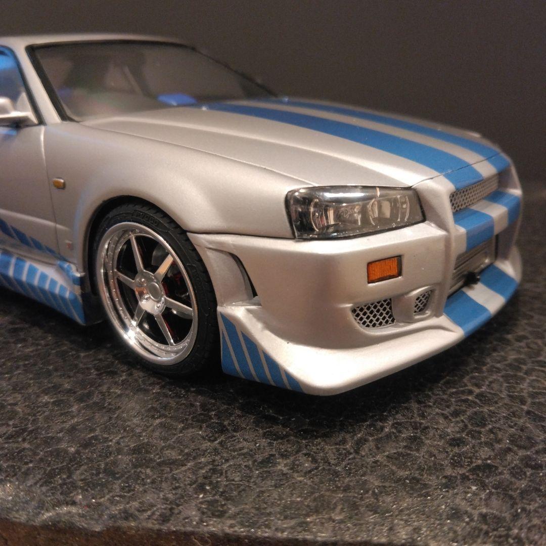 R34 スカイライン GT-R ワイルドスピード 1/24 アオシマ