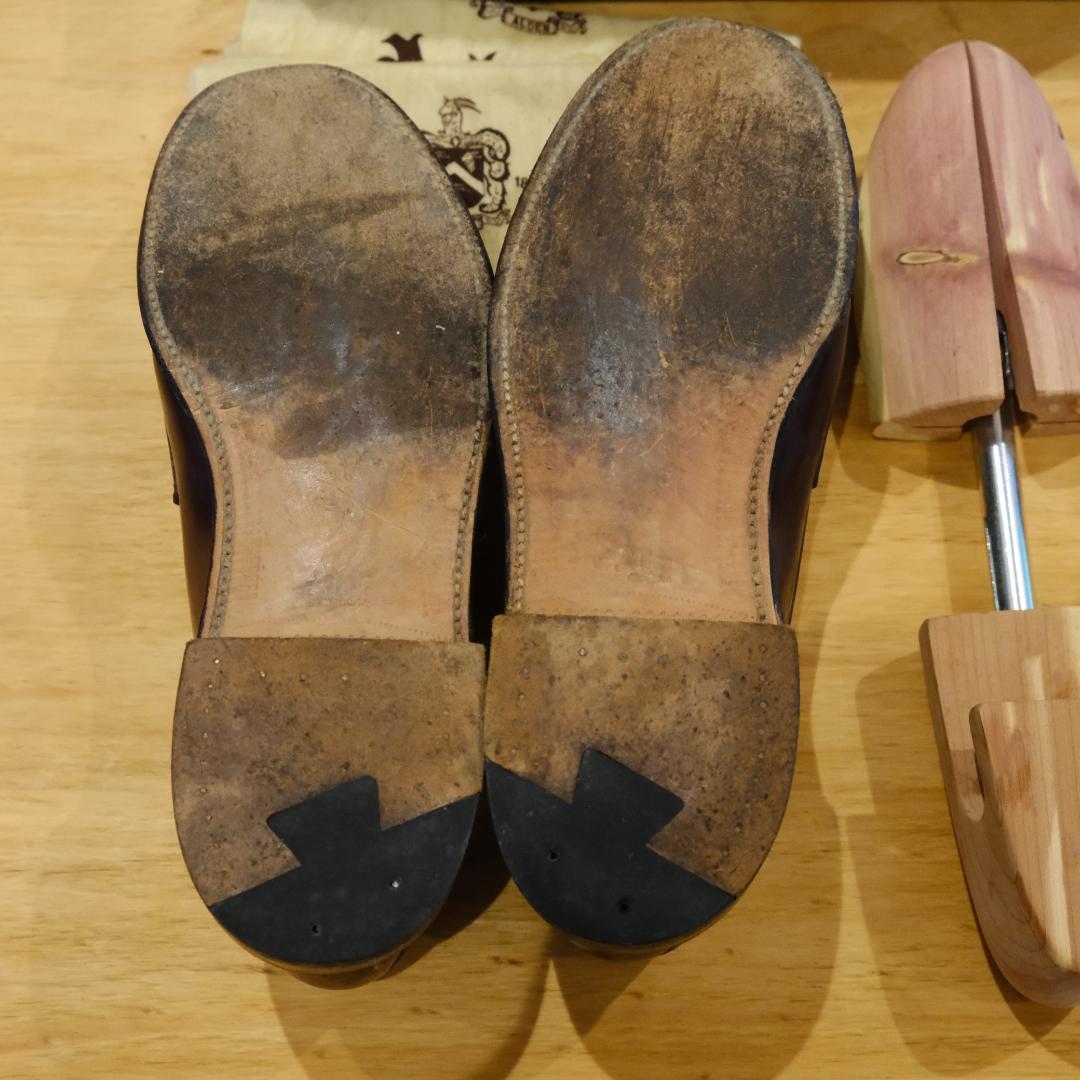 Alden アンラインドローファーバーガンディ