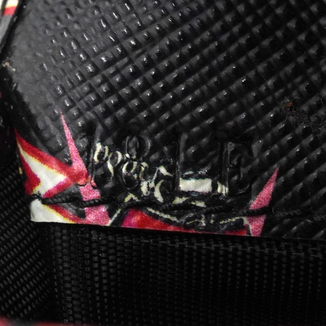 ✨未使用展示品・箱保証書付き✨ PRADA ミニ財布 サフィアーノ バラ 花柄