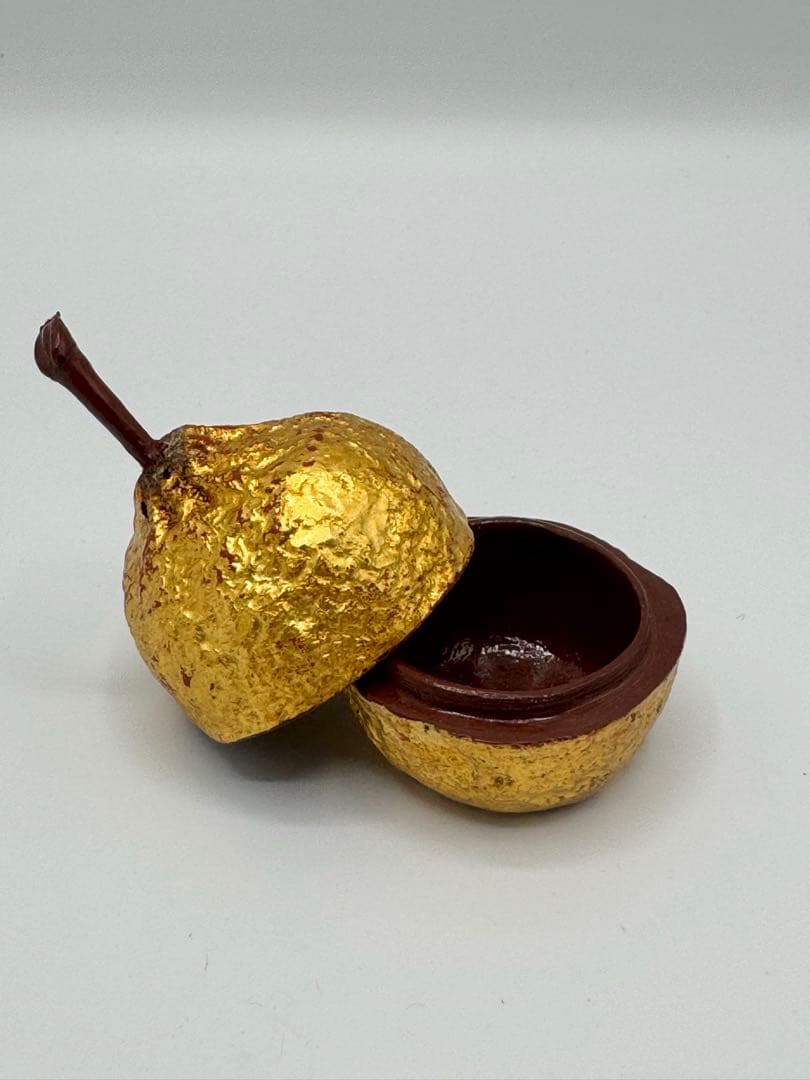 橙 香合 茶道具 香道具 漆 共箱