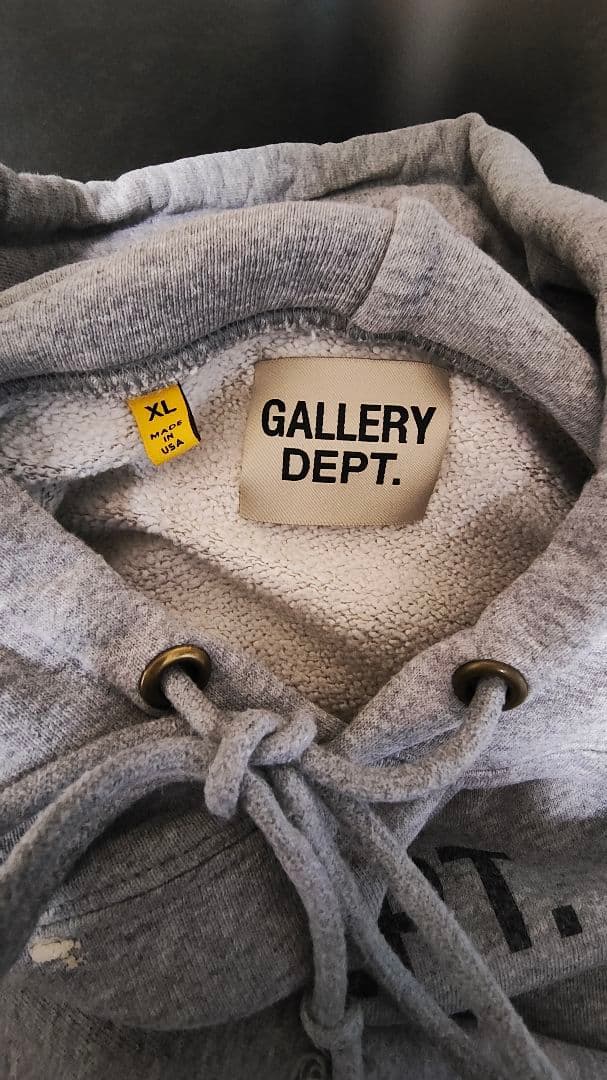 【レア】gallery dept　バックステンシル　パーカー　XL