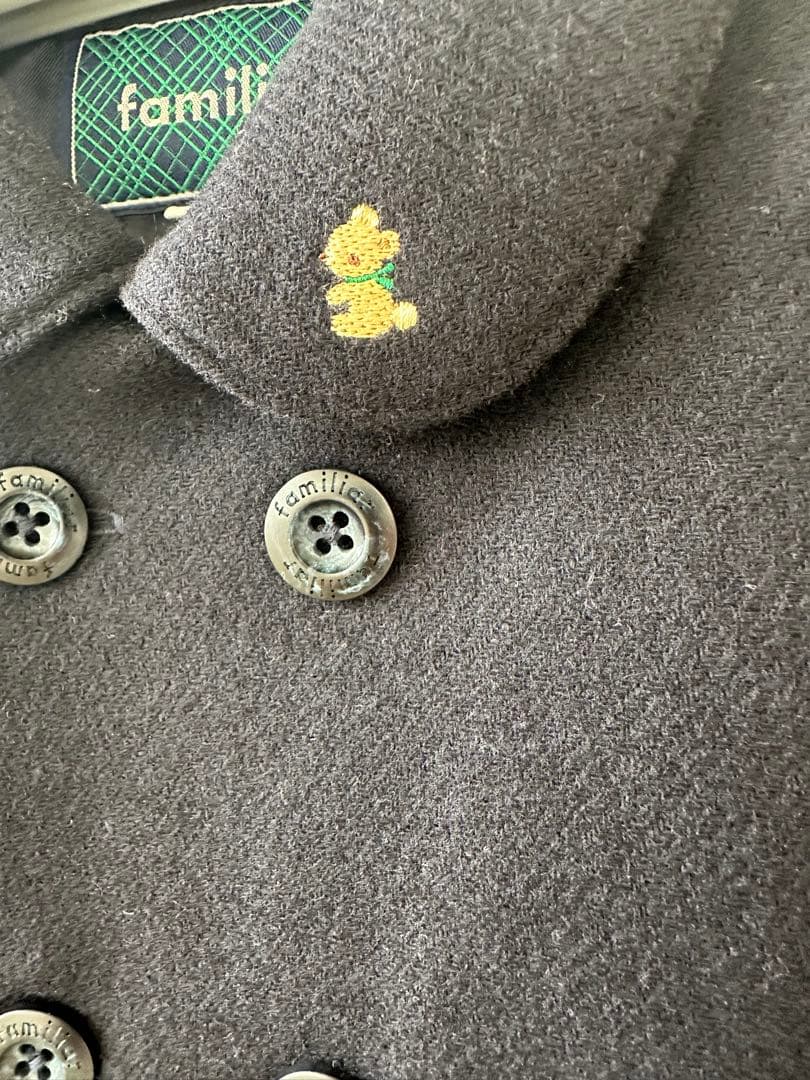 美品　familiar コート 80センチ