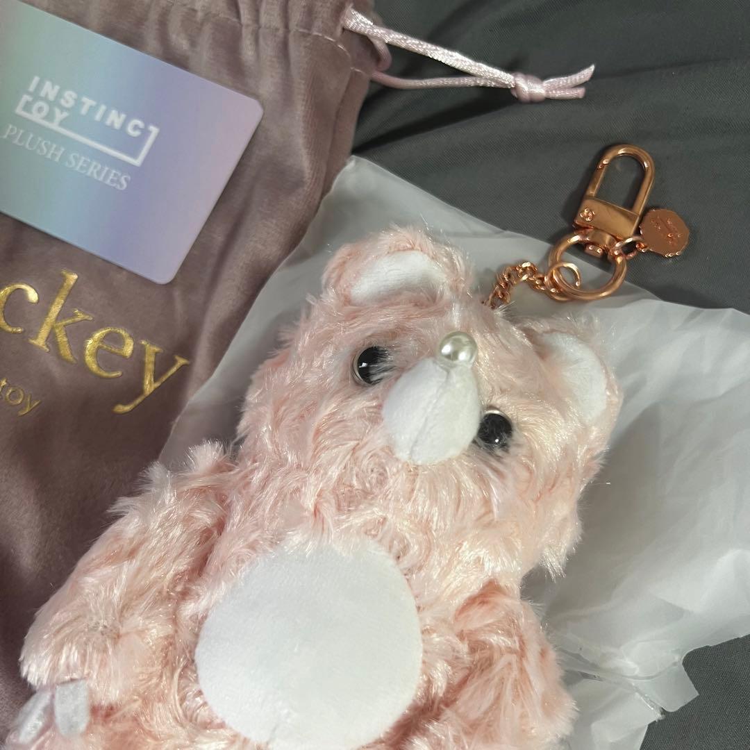 ぬいぐるみ INSTINCTOY Muckey plush accessory pink