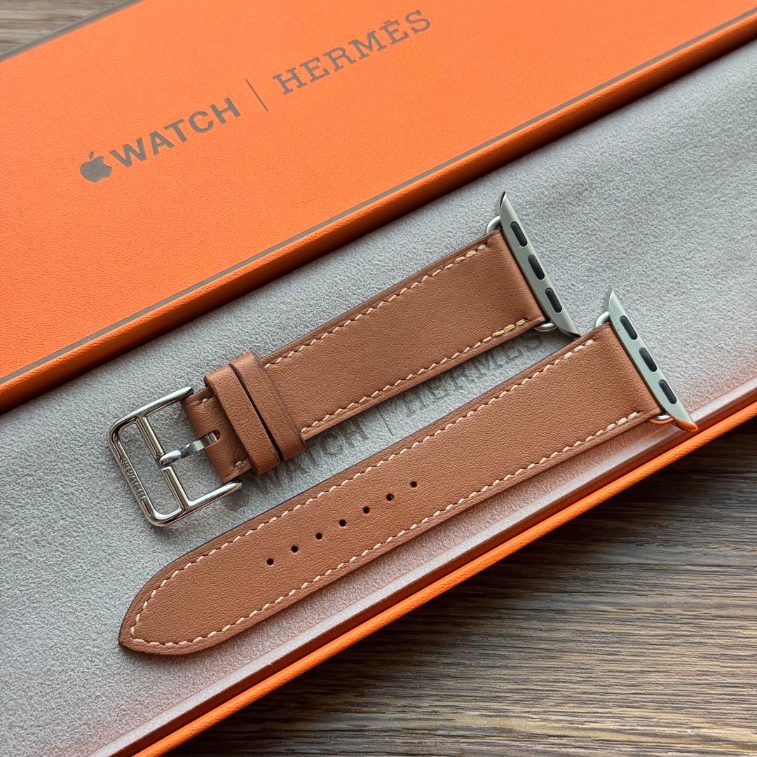 2661 美品 Apple Watch エルメス ゴールド レザーバンド apple watch