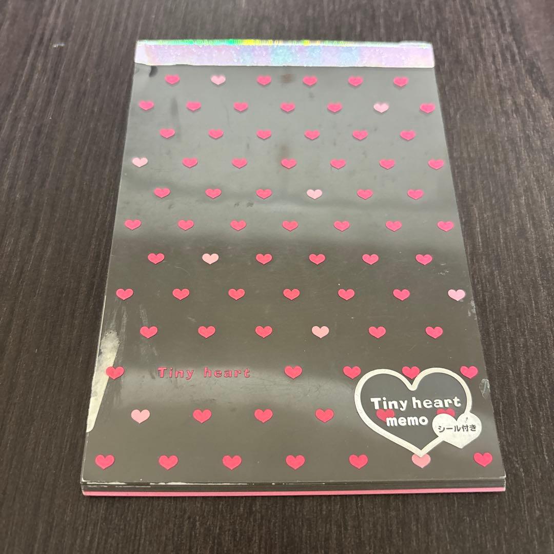 平成レトロ ハート柄 メモ帳 - メルカリ