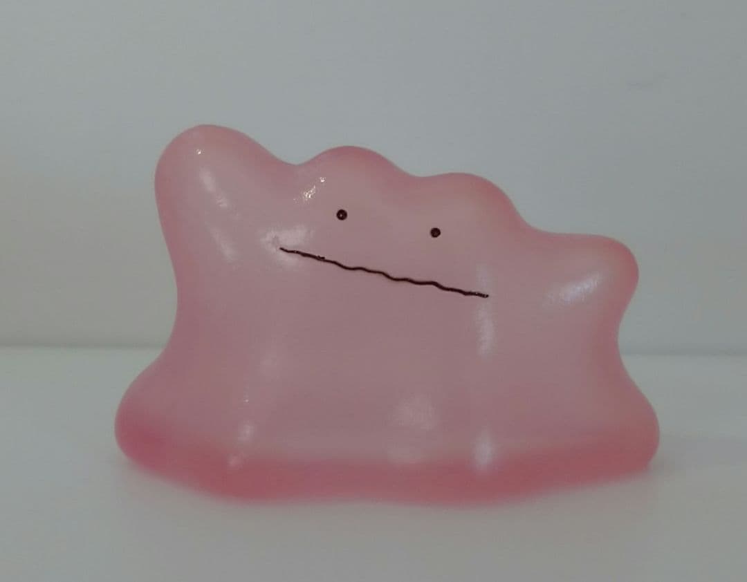 o139.【未使用品】メタモン クリア ポケモン キッズ 指人形 希少 レア