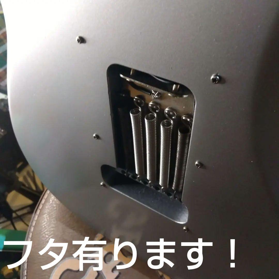 シルバーエレキギター ！スクワイヤ ラージヘッド…