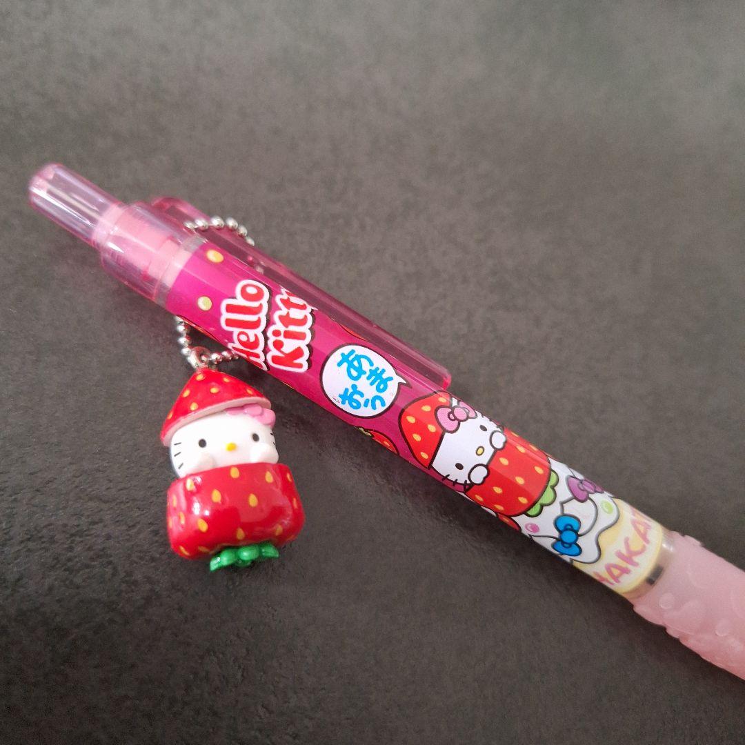 激レア キティ 福岡限定 博多 あまおう いちご ボールペン ご当地キティ 苺
