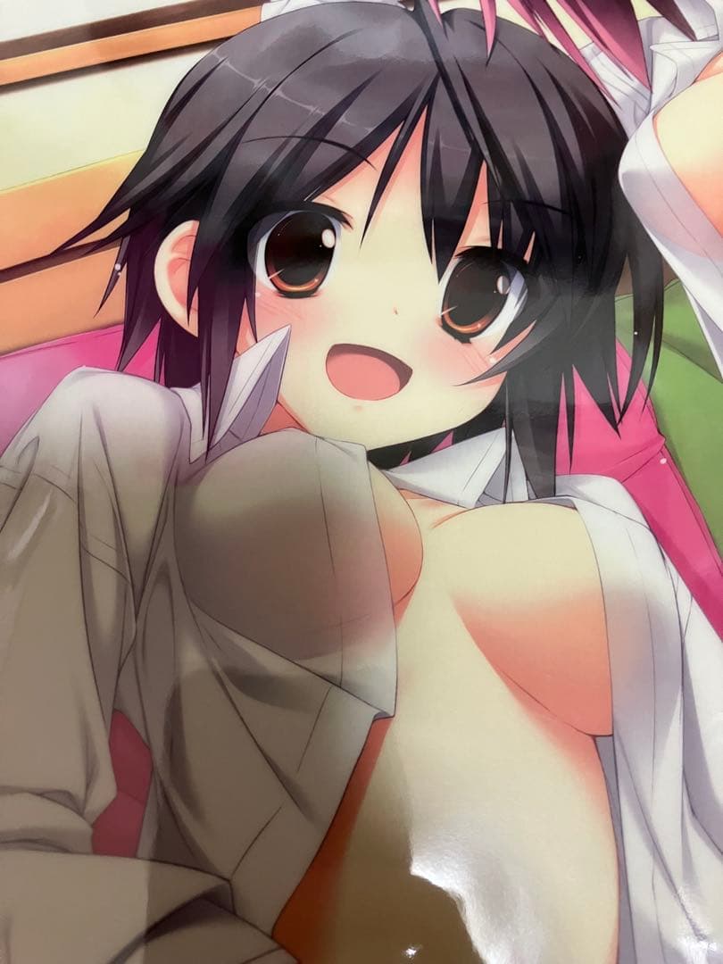 【非売品】恋色空模様 すたじお緑茶 るちえ 描き下ろし A3 耐水ポスター ①