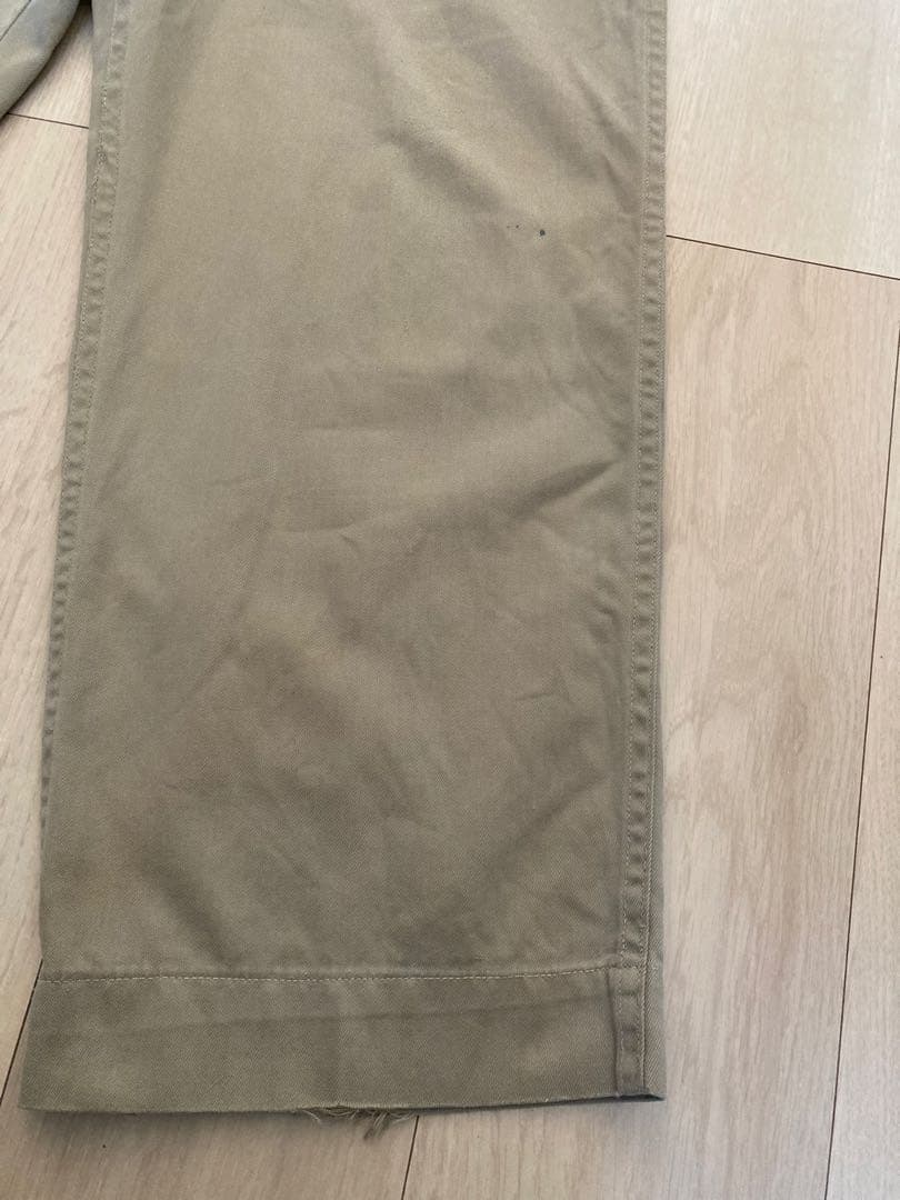 40s U.S.ARMY 45カーキ　45チノ チノパン ヴィンテージ