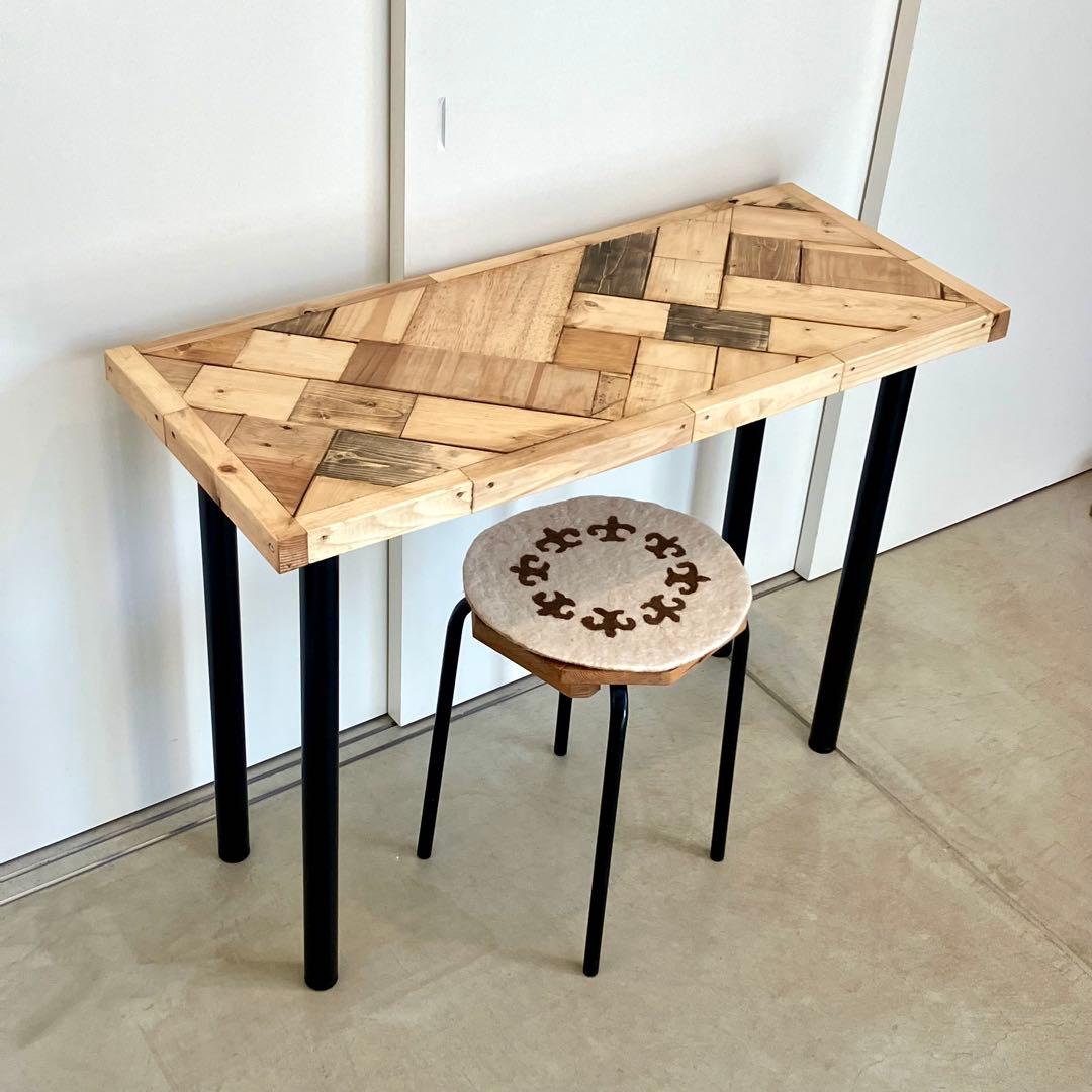 天然木のワークデスク【ハンドメイド家具】 6/22まで！天然木のワーク