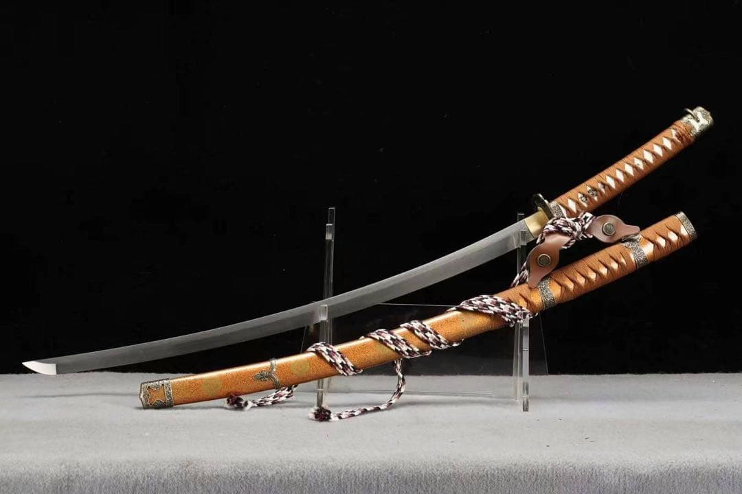 徳川金栗太刀 鎬造り 日本刀 模造刀 武具 舞踊刀 古兵器 太刀 武蔵