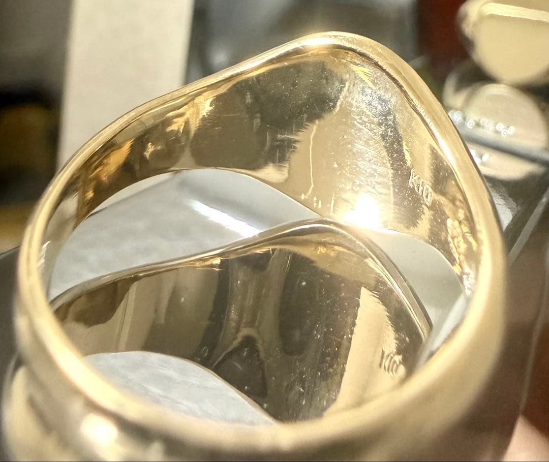 TIKASHI K10 シグネットリング 11号