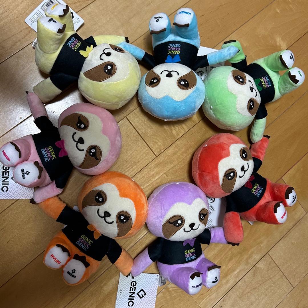 GENIC ナマケモノ ぬいぐるみセット 全7種類 - メルカリ