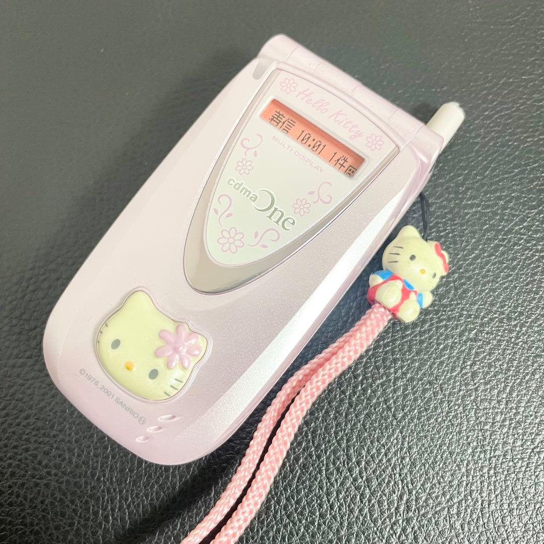 レア・希少】キティーちゃん 携帯電話 ガラケー モックアップ 店頭用