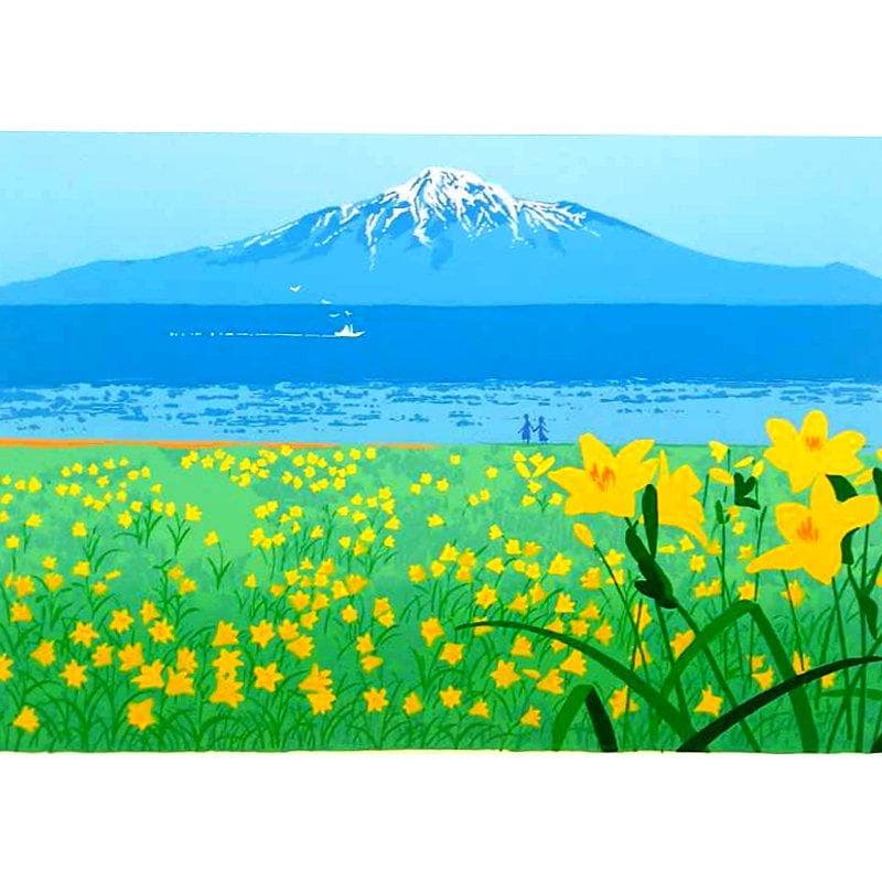 ☆ 吉岡 浩太郎 ☆「旅の思い出」シルクスクリーン 大衣 新品