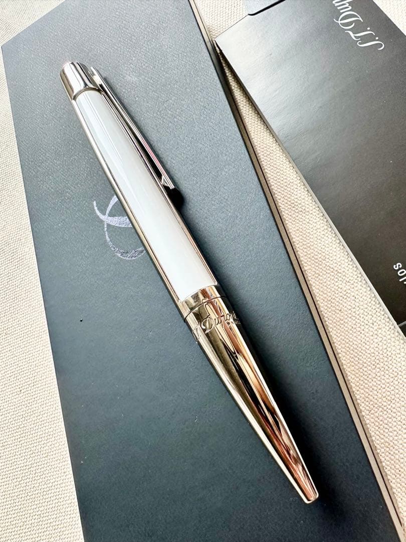 S.T. Dupont ホワイト コンポジットボールペン - yellows.co.jp 日本