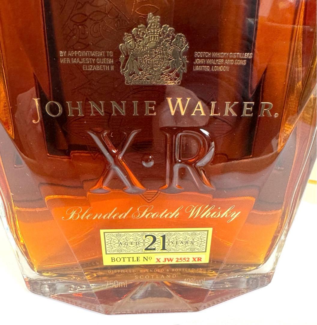 週末大幅値引き！ジョニーウォーカーXR21年 ウイスキー 未開封品 週末