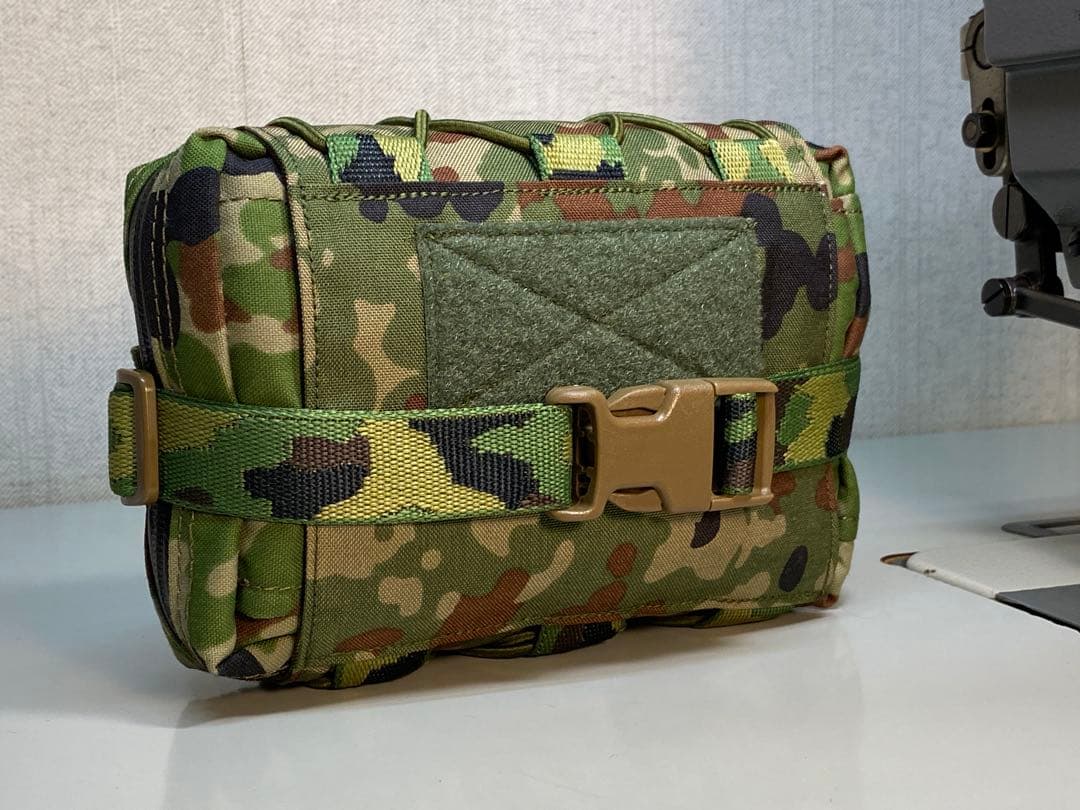 陸自救急品袋 ブローアウトキット 陸自迷彩 個人製作品 陸自救急品袋