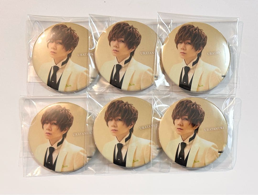 浦島坂田船 夏ツ2024 wedding 実写缶バッジ 坂田 ホロ・ノー