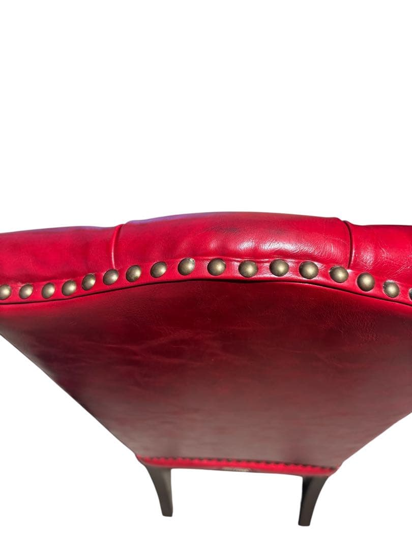 VINCENT ヴィンセント ハイバック ダイニングチェア レッド 椅子・チェア