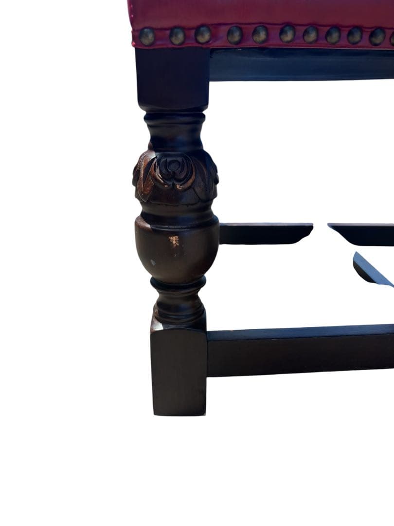 VINCENT ヴィンセント ハイバック ダイニングチェア レッド 椅子・チェア